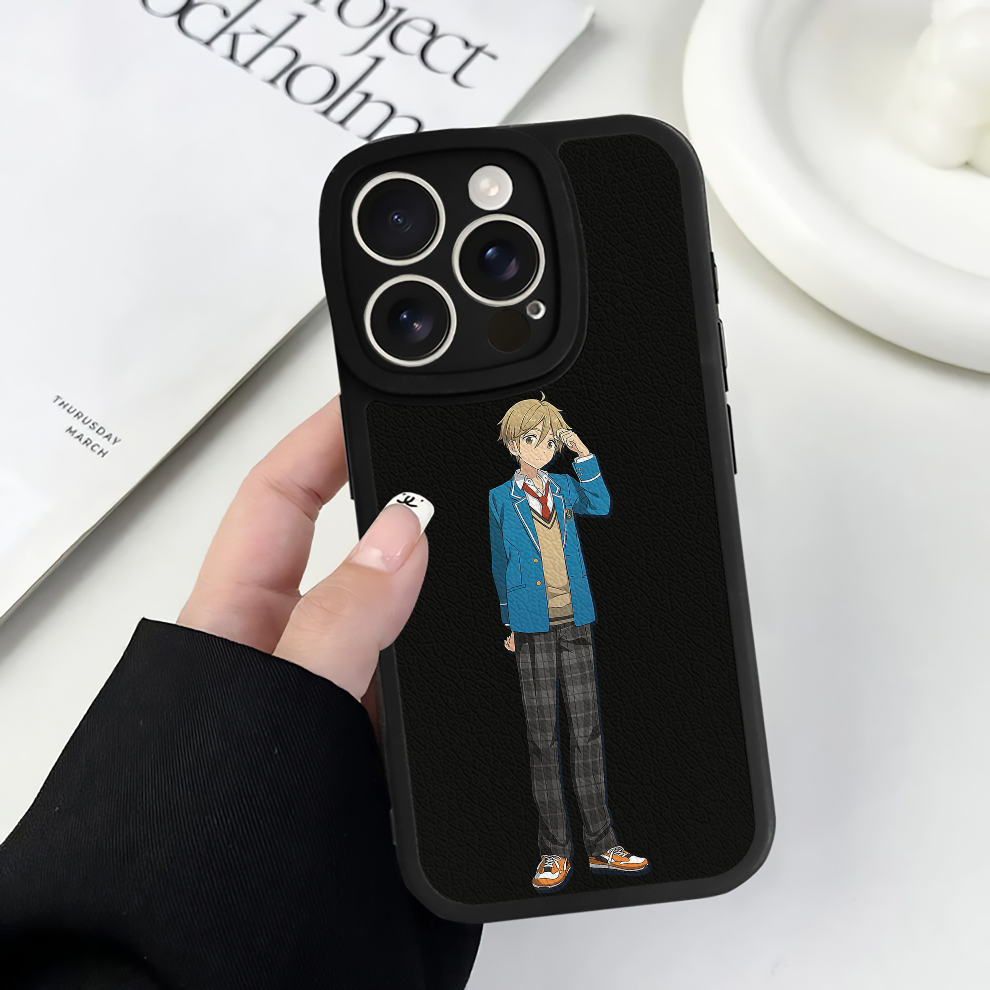 （画像用） あんさんぶるスターズ! Ensemble Stars 【iPhone 16シリーズ対応】シリコンスマホケース（レザー調） 材質：シリコン